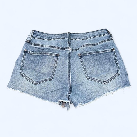 So High Rise Shortie Jean Shorts - Picture 3 of 3